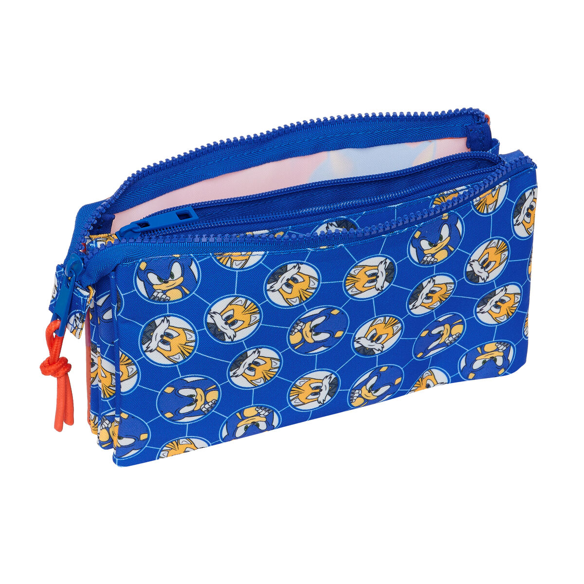 Trippelbag Sonic Prime Blå 22 x 12 x 3 cm